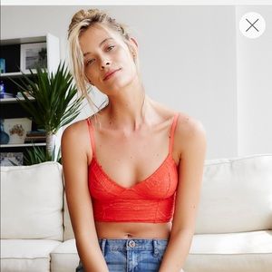 Free People Lace Crop Bra